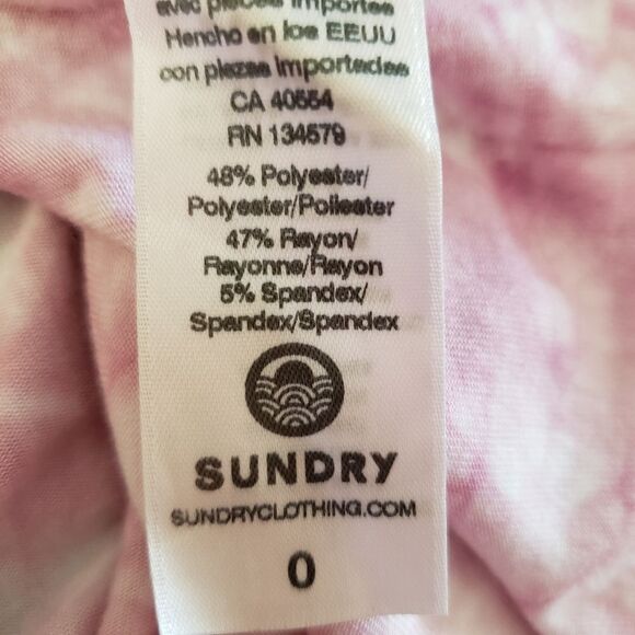 Sundry Tie Dye Tee Sz 0 - Picture 10 of 10